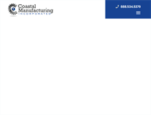 Tablet Screenshot of coastalmanufacturing.net